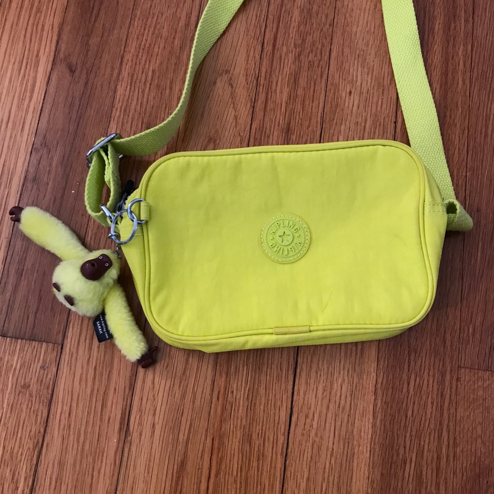 Neon Yellow Crossbody Bag